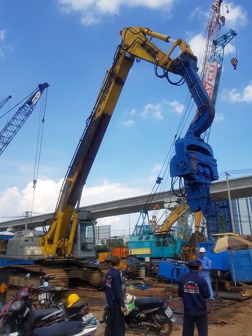 NĂNG SUẤT CỦA BÚA RUNG VỚI TỪNG LOẠI  ĐẤT