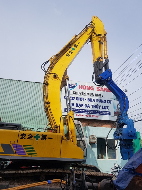 Lựa Chọn Búa Rung Thủy Lực Phù Hợp với Cọc Bê Tông và Nền Đất