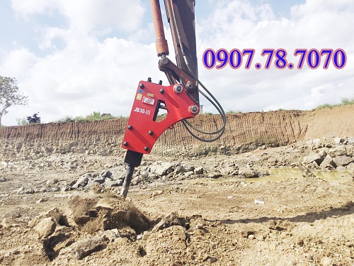 BÚA PHÁ ĐÁ CHO XE ĐÀO 5 TẤN - Công Ty Hừng Sáng