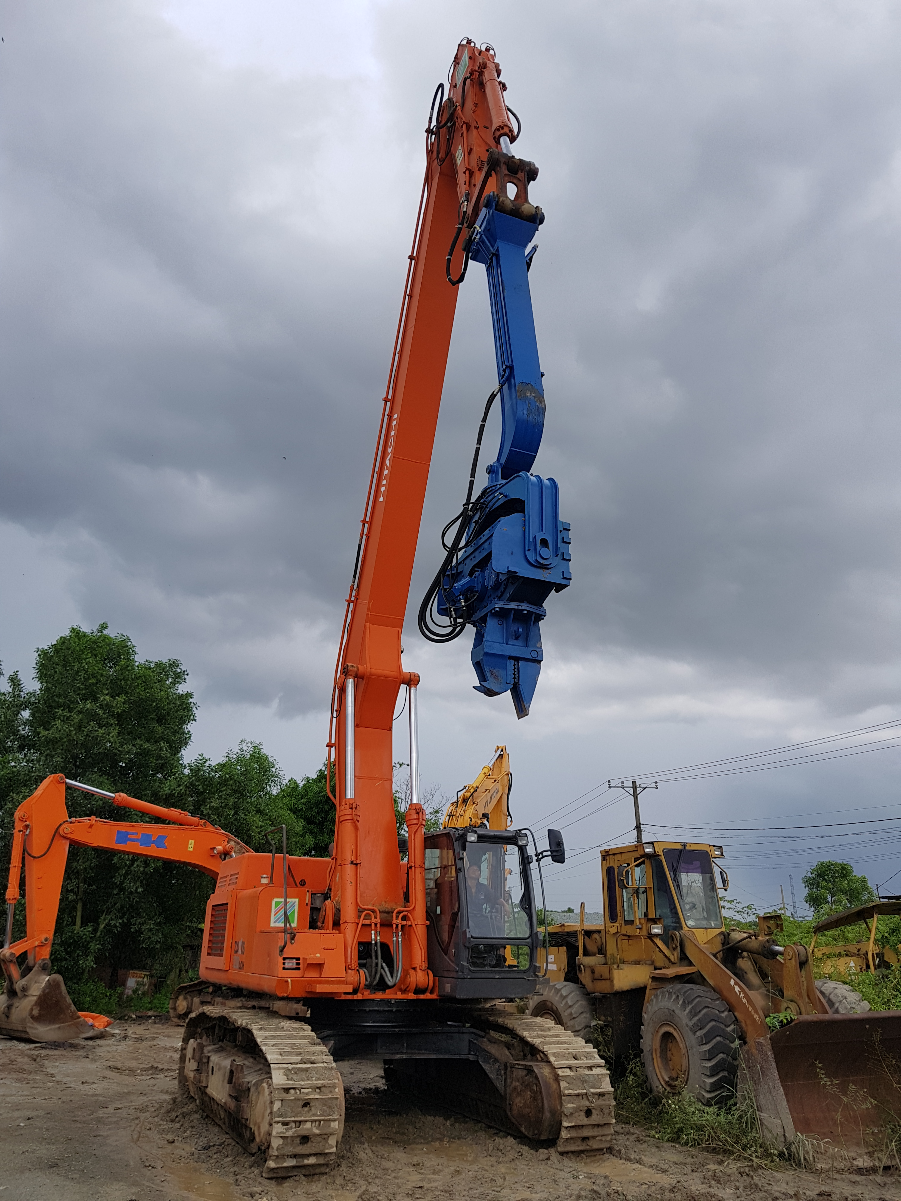 QUY TRÌNH ĐÓNG CỌC CỪ LARSEN BẰNG BÚA RUNG