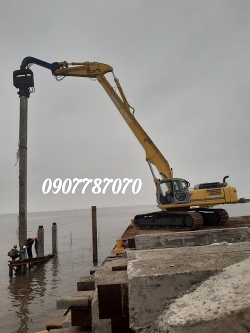 BÚA RUNG CHO XE ĐÀO NHỎ ĐÓNG CỌC BÊ TÔNG NHÀ DÂN- CÔNG TY HỪNG SÁNG