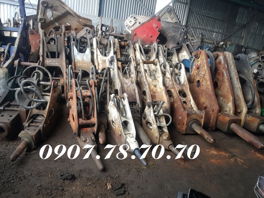 Búa Phá Đá Thủy Lực cũ Nhật Bản